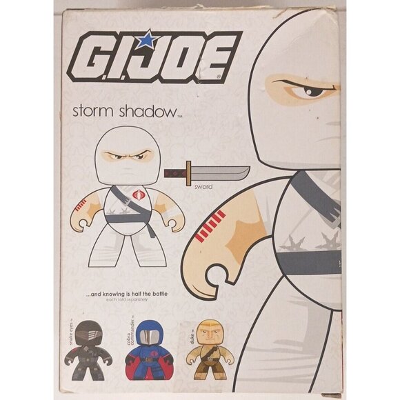 Hasbro Mighty Muggs GI Joe Storm Shadow Sword Loose In Box Factory Sealed - Picture 4 of 5